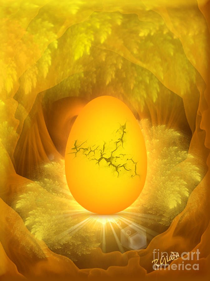The World Egg - fantasy art by Giada Rossi Digital Art by Giada Rossi