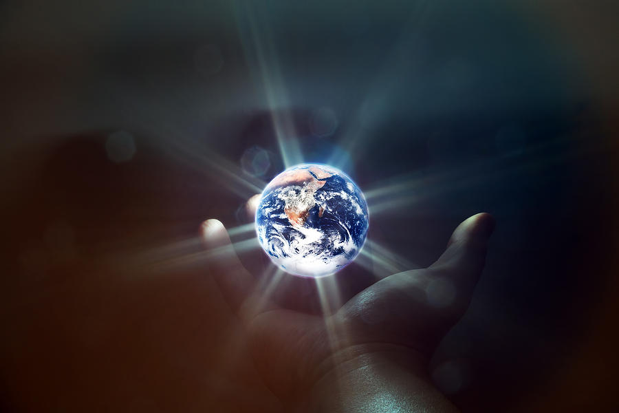 The World in the Palm of Your Hand Photograph by EXparte SE