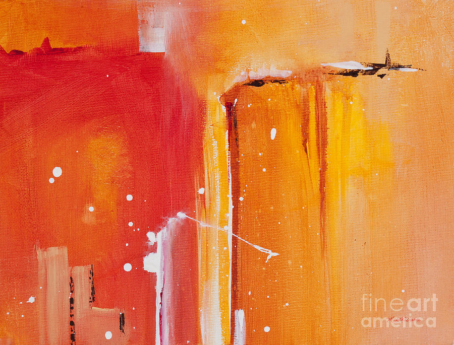 Abstract Painting - The World Within by Michelle Constantine