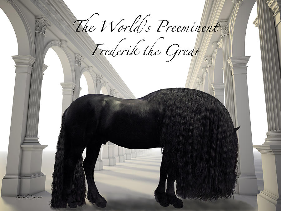 Самые дорогие коне. Фредерик Великий лошадь.