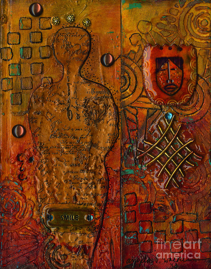 The Writer Mixed Media by Angela L Walker