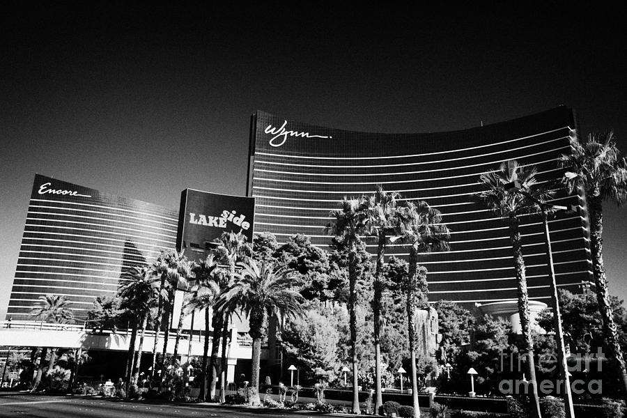 Las Vegas Photograph - the wynn and encore resort and casinos Las Vegas Nevada USA by Joe Fox
