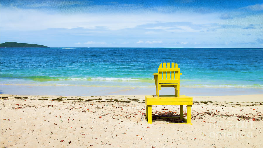 The Yellow Chair Photograph by Betty LaRue