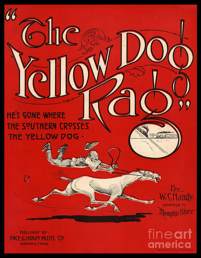 The Yellow Dog Rag Digital Art by Pierpont Bay Archives