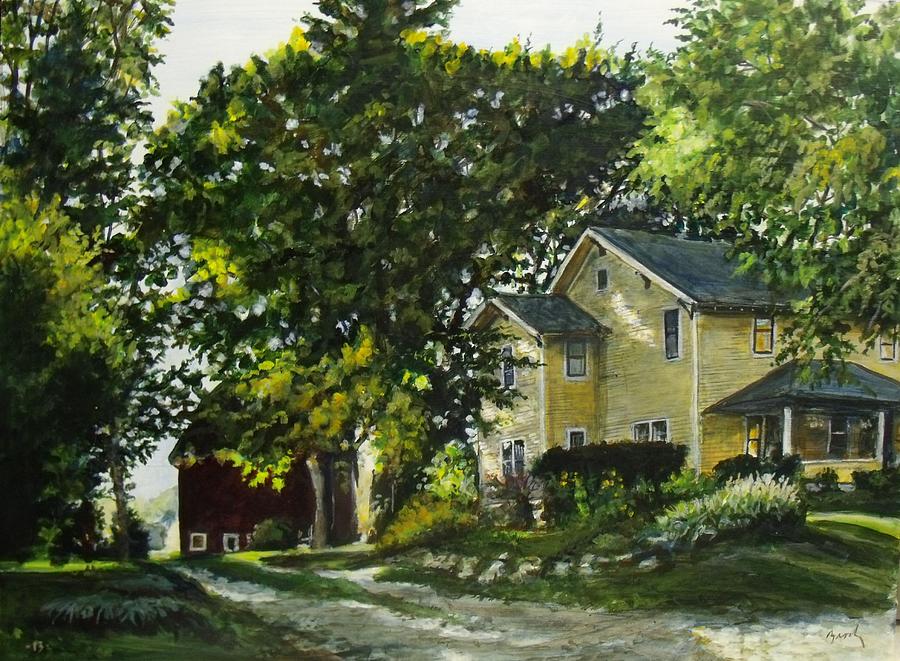 The Yellow House Painting by William Brody