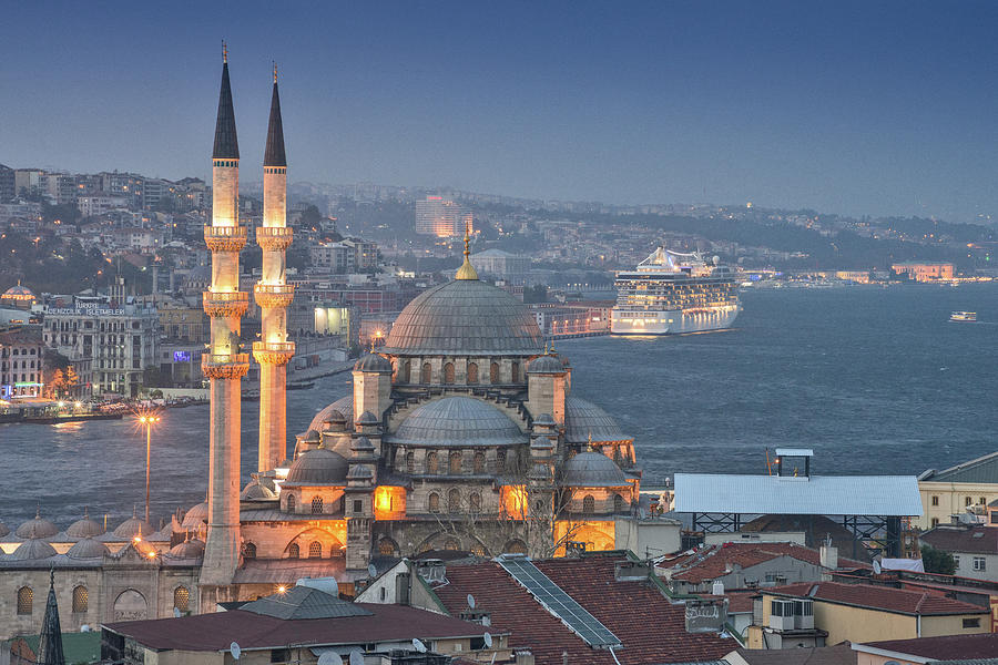 The Yeni Cami Photograph by Salvator Barki