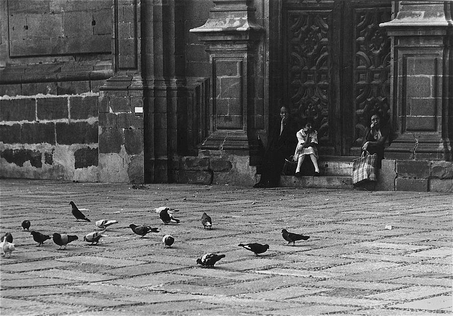 The Zocolo Mexico City Mexico 1970 Photograph by David Lee Guss