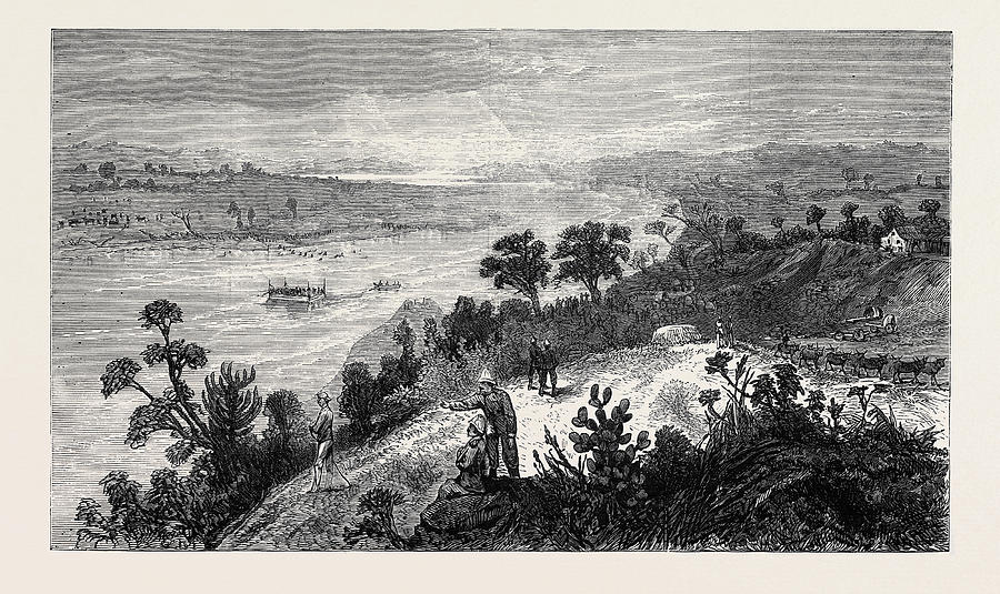 The Zulu War Mouth Of The River Tugela From Fort Pearson Drawing by ...
