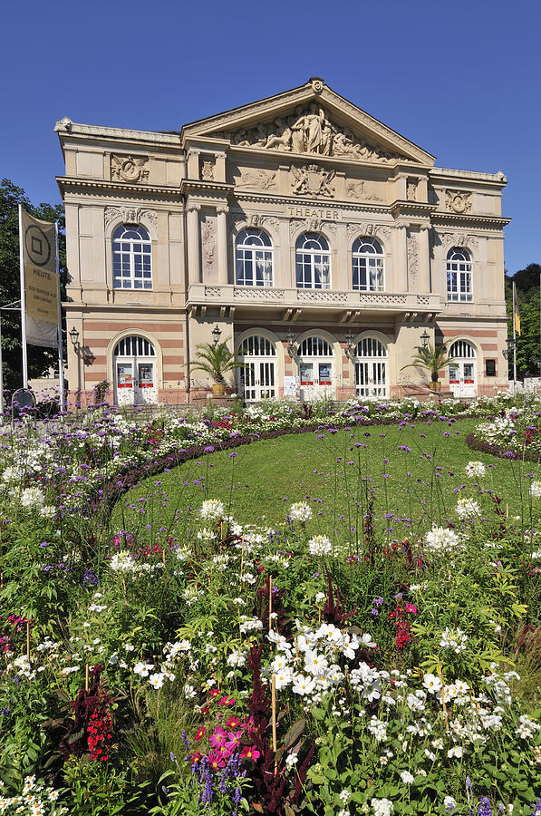 Architecture Photograph - Theater building Baden-Baden Germany by Matthias Hauser