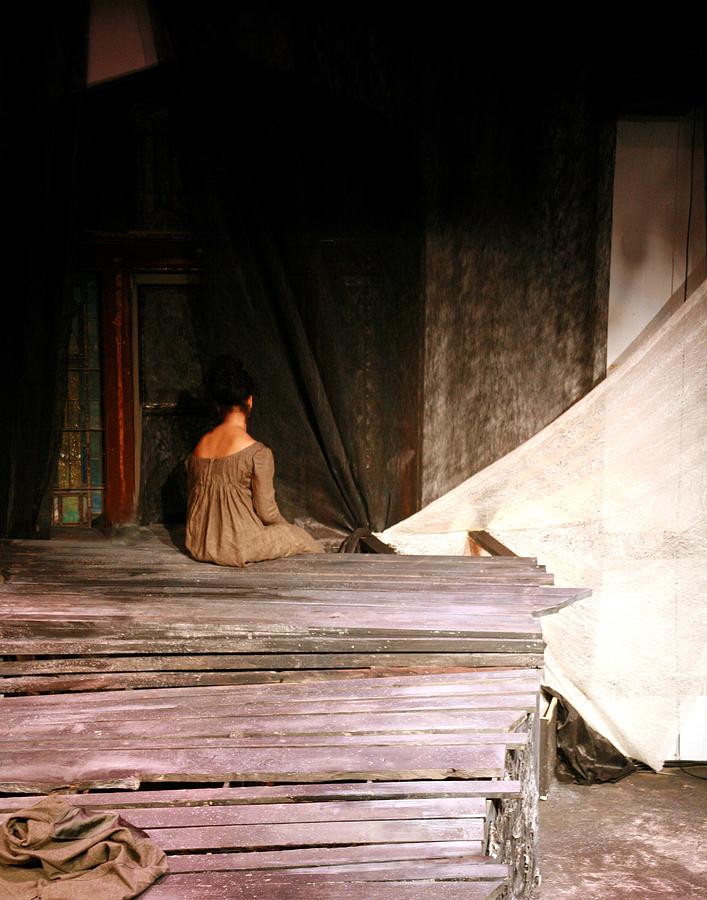 Woman Photograph - Theater by Marigan OMalley-Posada