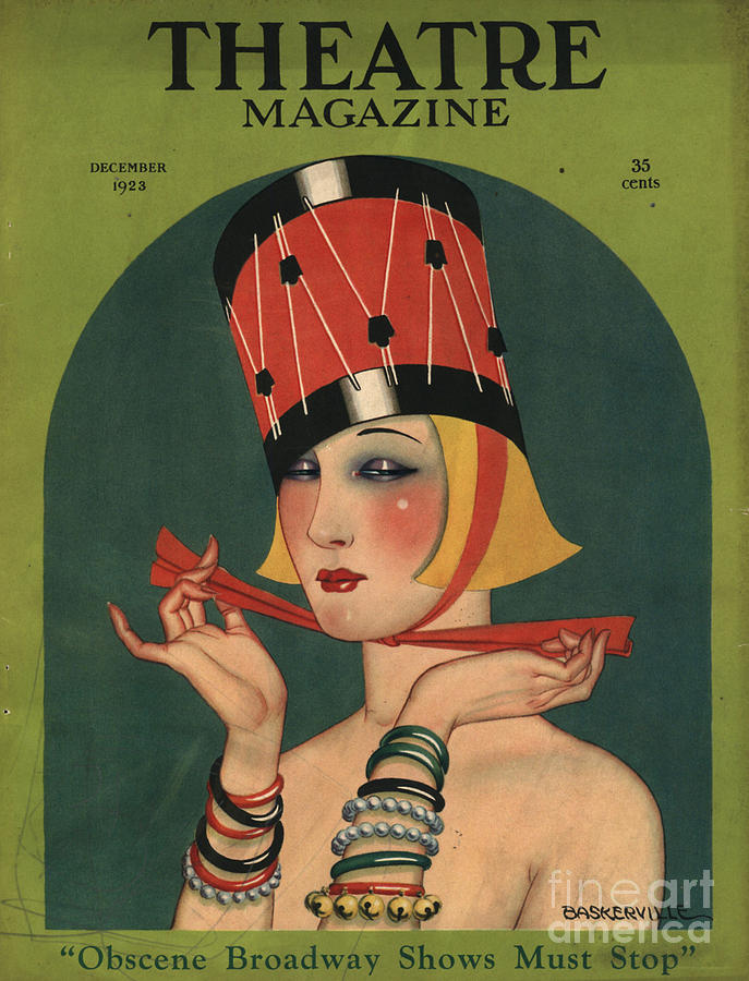 1920s Drawing - Theatre 1923 1920s Usa Magazines Art by The Advertising Archives