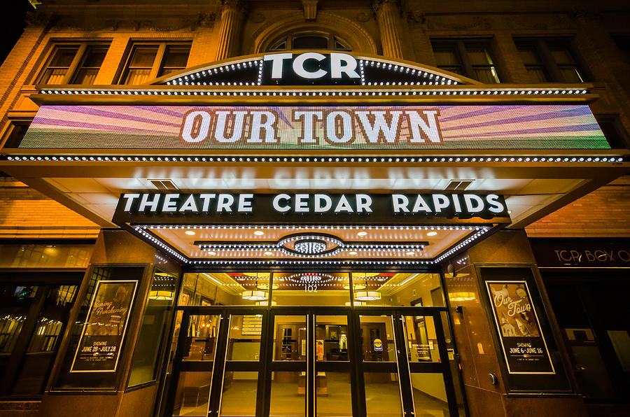 Theatre Cedar Rapids Photograph by Anthony Doudt