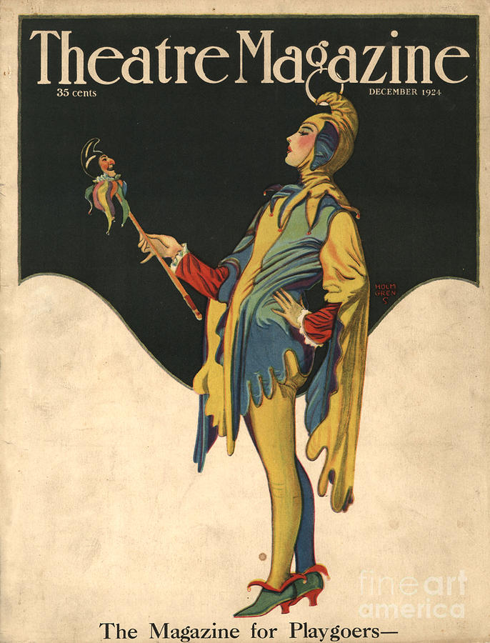 1920s Drawing - Theatre Magazine  1921 1920s Usa Clowns by The Advertising Archives