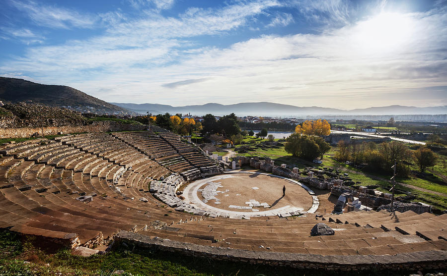 Theatre Of Philippi  Philippi, Greece Photograph by Reynold Mainse