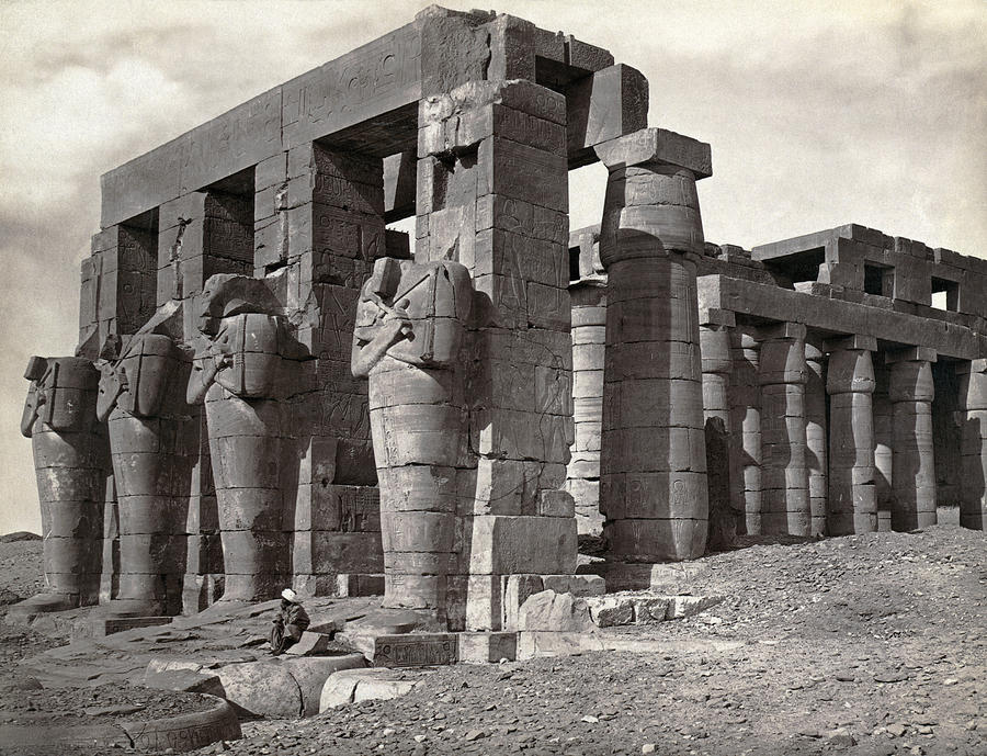 Thebes Ramesseum Photograph by Granger