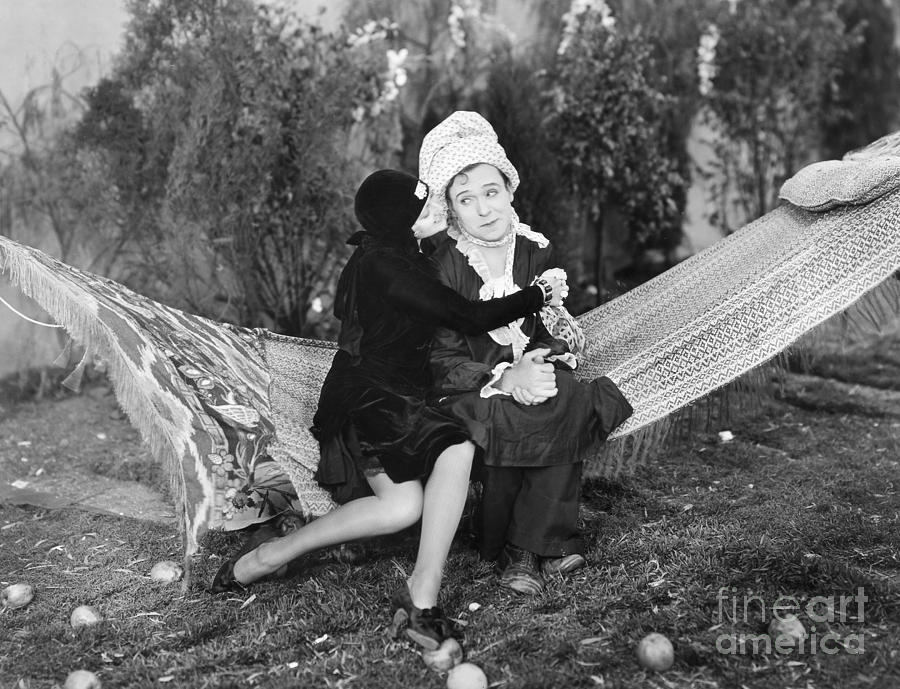 Thelma Todd and Harry Langdon Photograph by Granger