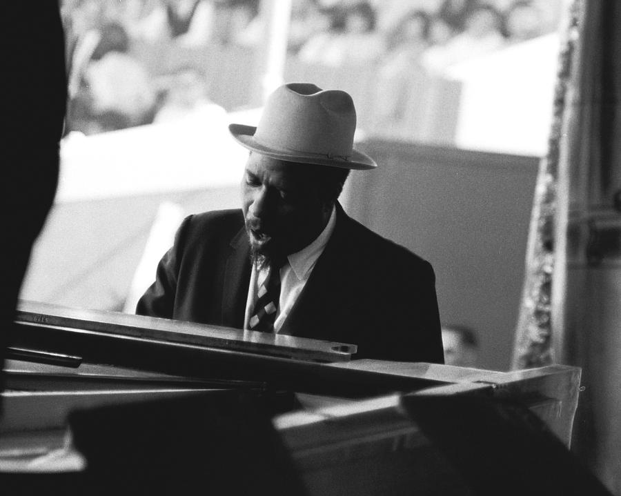 Thelonious Monk Photograph - Thelonious Monk at Monterey Jazz Festival D234 by Gary Russell