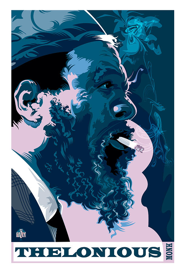 Thelonious Monk Digital Art by Garth Glazier