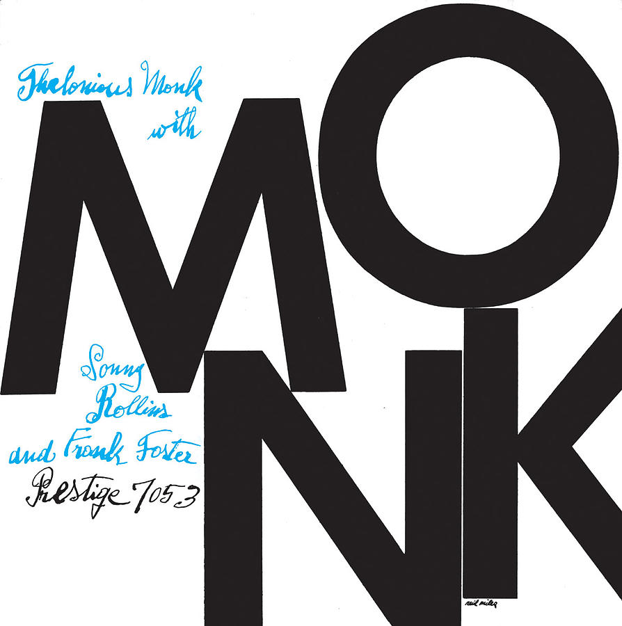 Jazz Digital Art - Thelonious Monk -  Monk (prestige 7053) by Concord Music Group