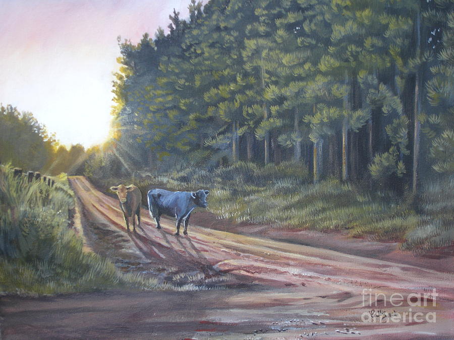 Them cows is out again by Callie Smith Them cows is out again by Callie Smith