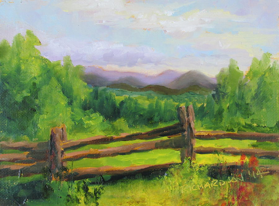 Them Thar Hills Painting by Susan Richardson