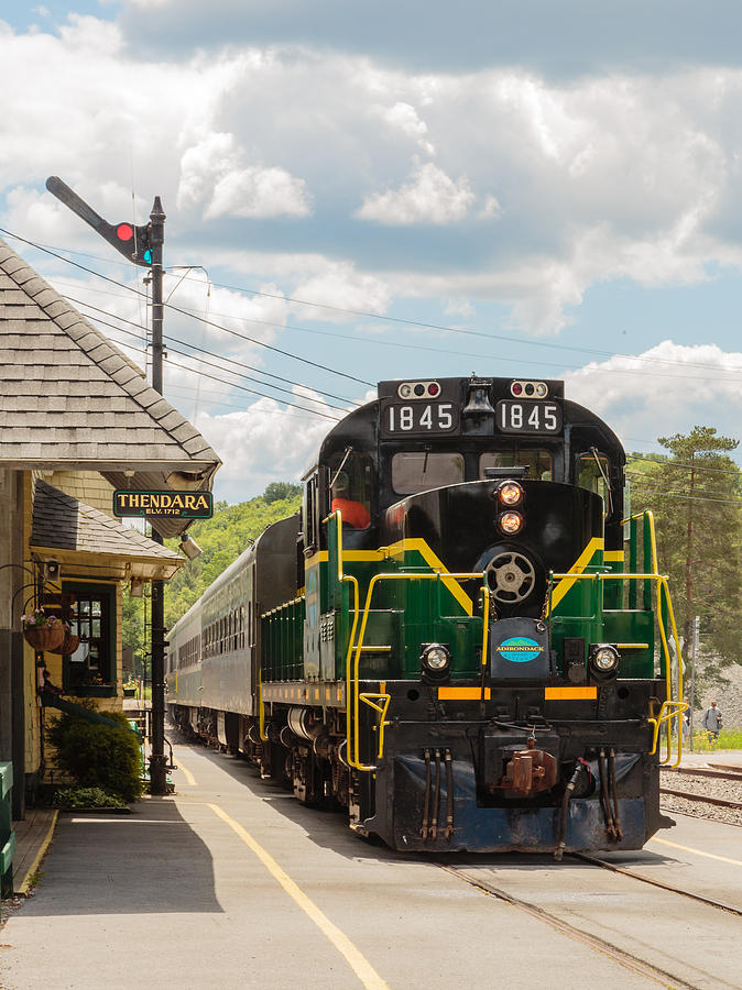 Thendara Train Station Photograph by MaryGail Perkins - Fine Art America