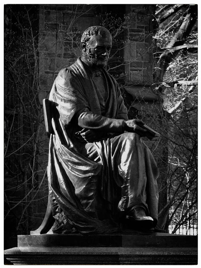Theodore Dwight Woolsey Yale Statue Photograph by Georgia Clare