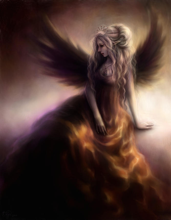 Fairy Digital Art - Theodosia by Brynn Elizabeth Hughes