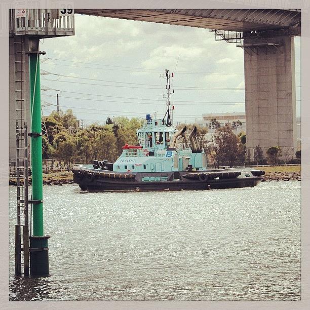 Boat Photograph - #theoubt #melbourne #williamstown by Katie Ball