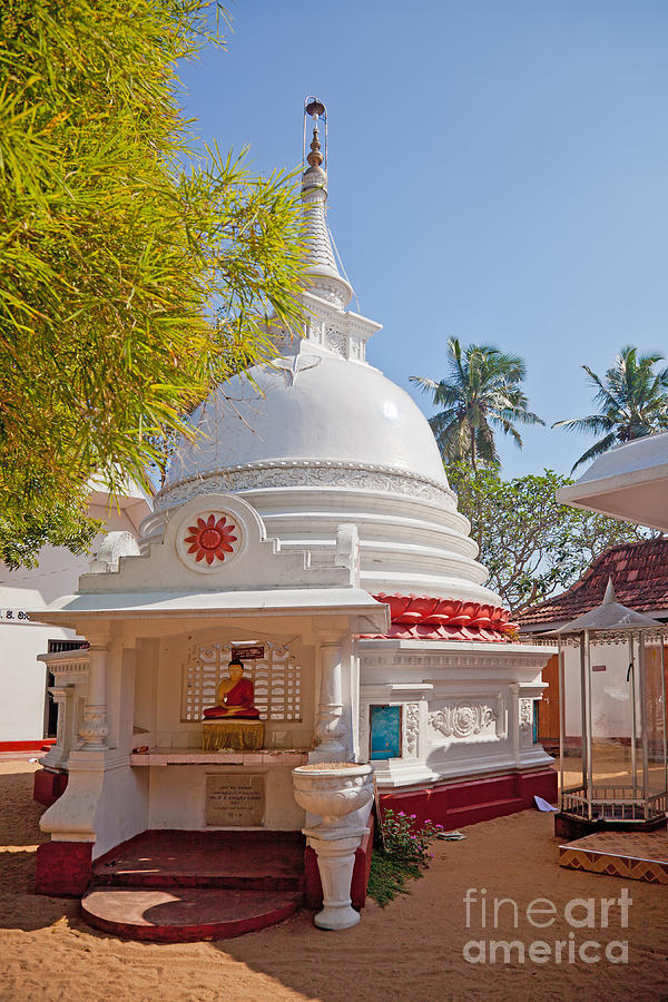Theravada Buddhist Stupa  Sri Lanka Photograph by Liz Leyden