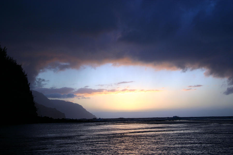 There Is A Storm Coming On The Napali Coast Photograph By Regina 