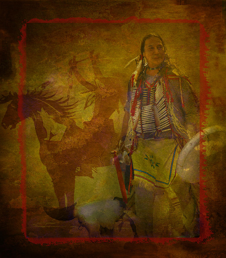 There Was Blood - Tribute to Native Americans Photograph by Jeff Burgess