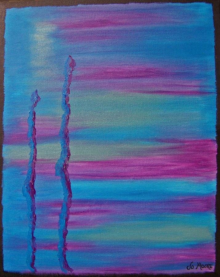 Abstract Painting - Theres a Place for Us by Jo Moore