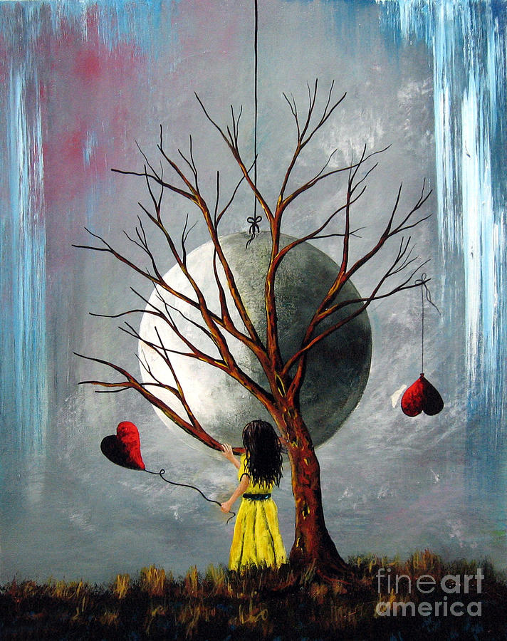 Fantasy Painting - Theres Always Tomorrow by Shawna Erback by Moonlight Art Parlour