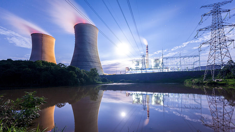 Thermal power plant Photograph by Zhongguo