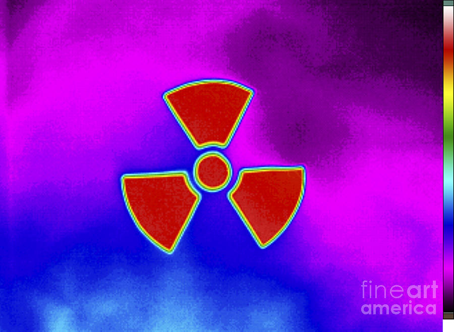 Thermogram Of A Radiation Sign Photograph by GIPhotoStock