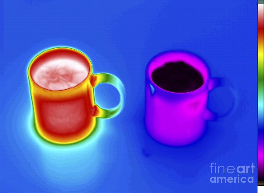 Thermogram Of Hot And Cold Water Photograph by GIPhotoStock