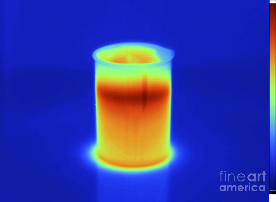 Thermogram Of Hot Water In Beaker Photograph by GIPhotoStock