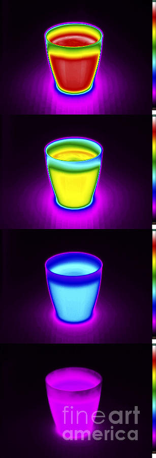 Thermograms Of Hot Water Cooling Photograph by GIPhotoStock
