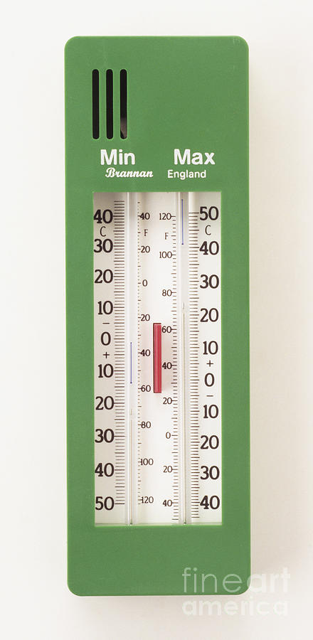 Thermometer Photograph by Dorling Kindersley