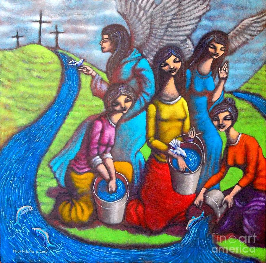 These Three Remain Painting by Paul Hilario These Three Remain Painting by Paul Hilario