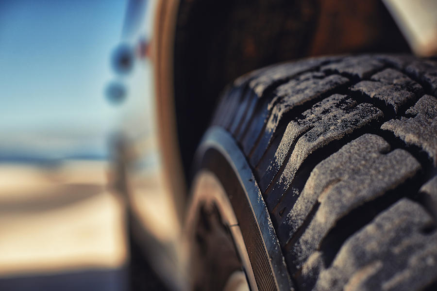 These tyres eat up any terrain Photograph by PeopleImages