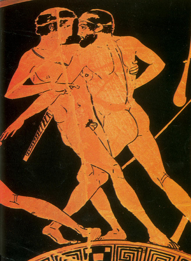 Theseus Slays Periphetes, Red-figure Photograph by Science Source