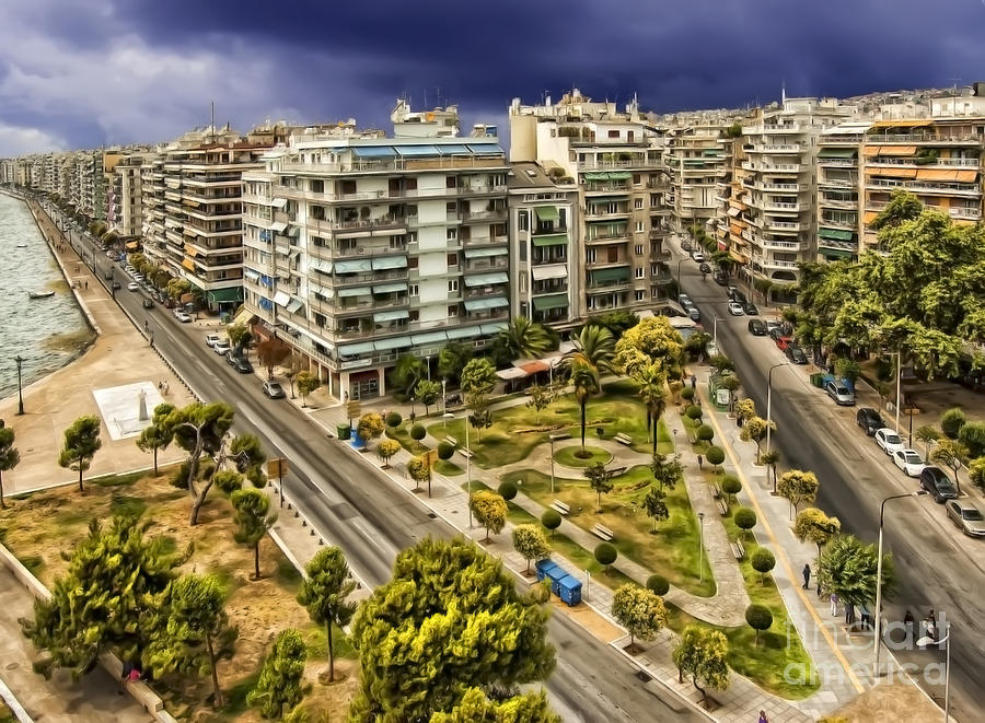 Thessaloniki Town View Photograph by Justyna Jaszke JBJart