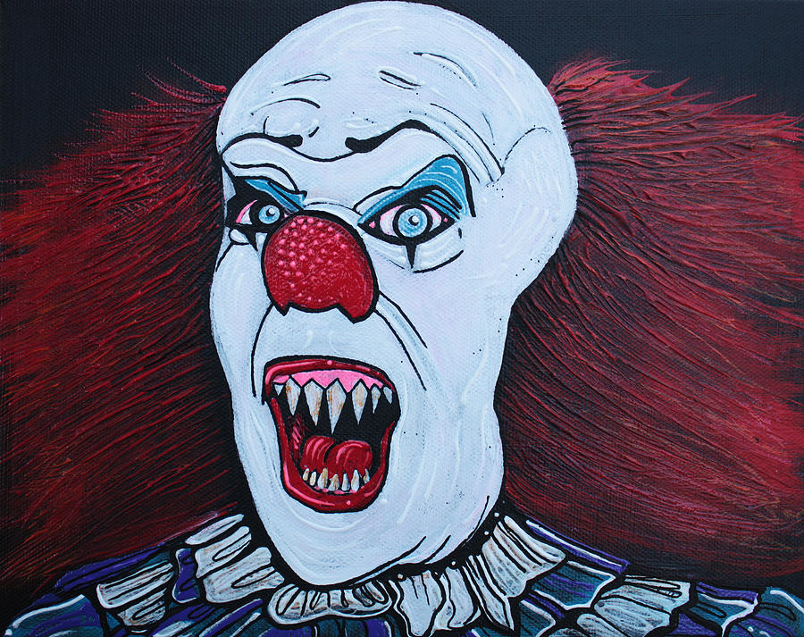 Movie Painting - They All Float by Laura Barbosa