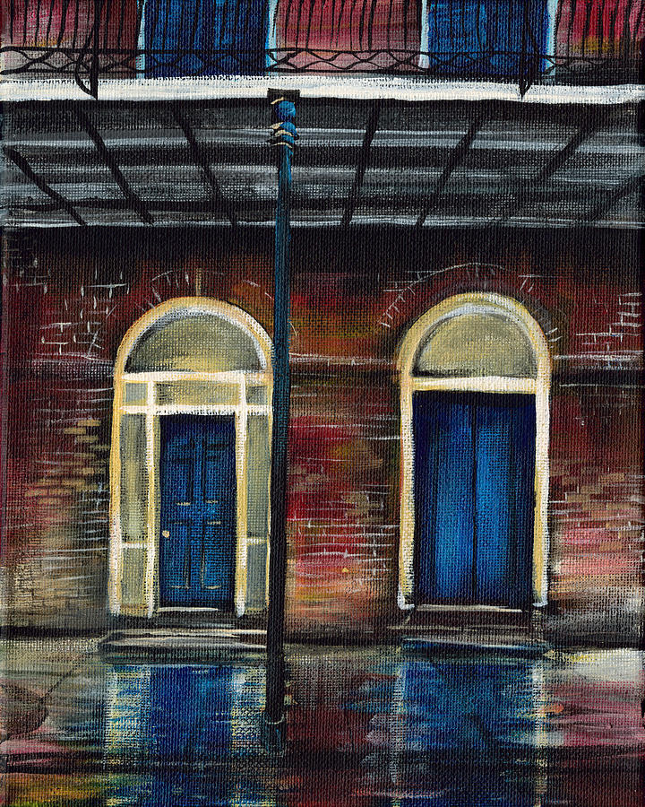 New Orleans Painting - They Arent All Locked by Gretchen  Smith