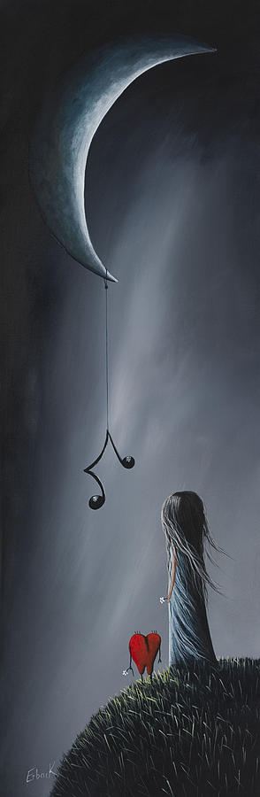 Contemporary Painting - They Feel Your Love Song - Surreal Art by Shawna Erback by Fairy and Fairytale