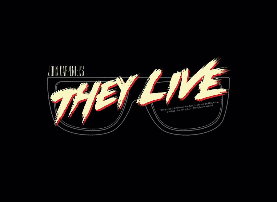 They Live - Glasses Logo Digital Art by Brand A - Fine Art America