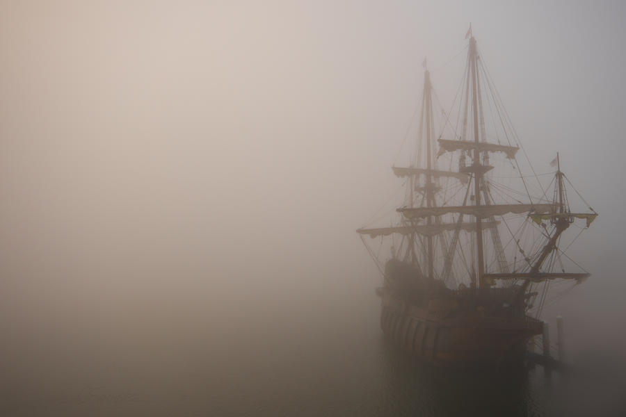 Thick fog blankets El Galeon  Photograph by Stacey Sather
