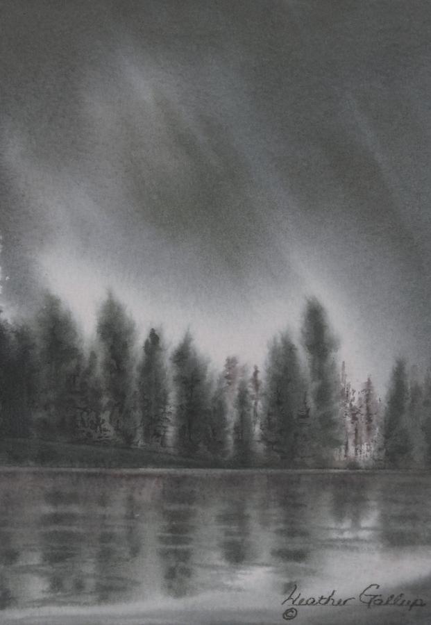 Canadian Landscape Painting - Thin Ice by Heather Gallup Canadian Landscape Painting - Thin Ice by Heather Gallup